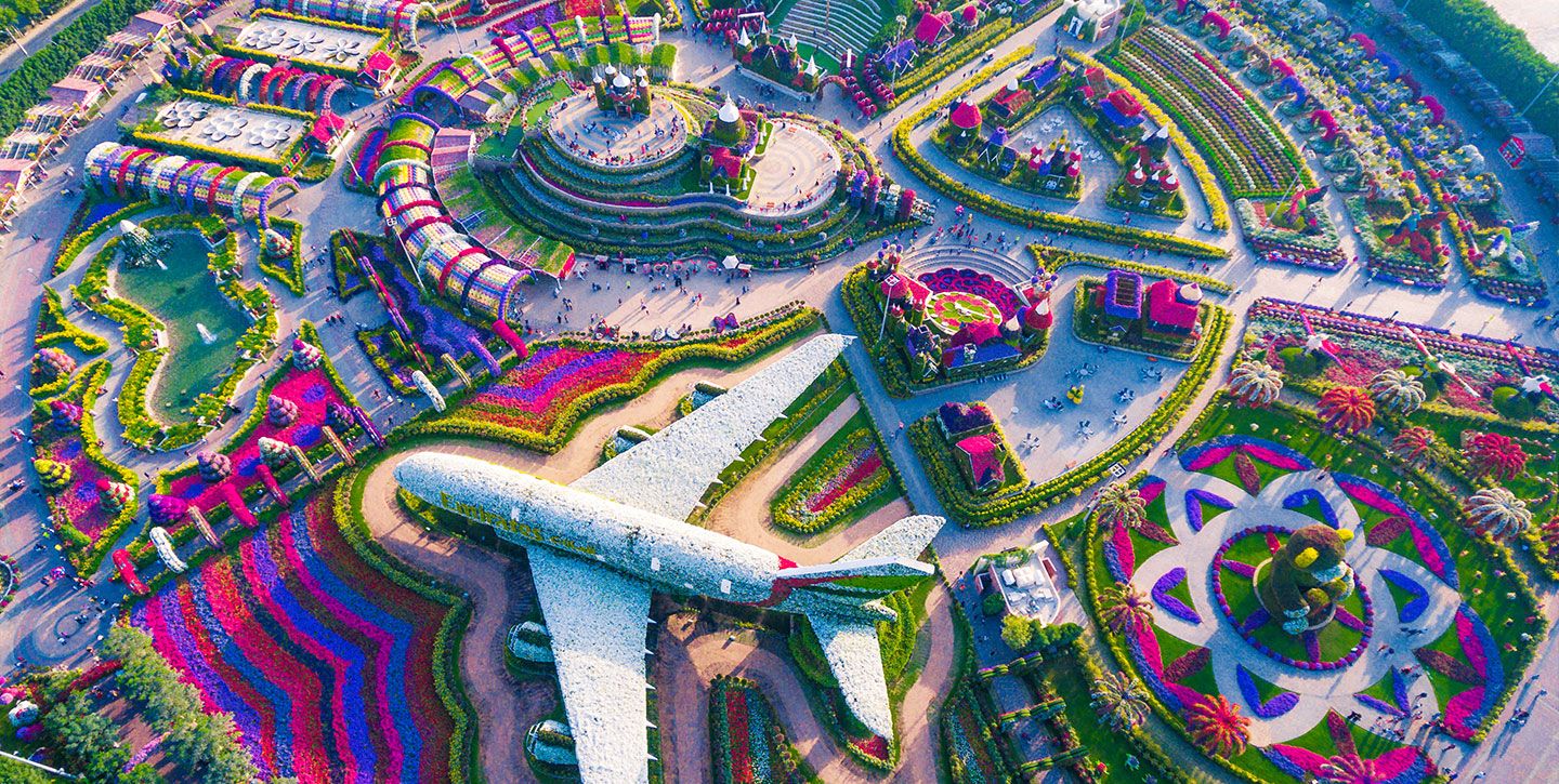 Explorando as Maravilhas do Miracle Garden em Dubai